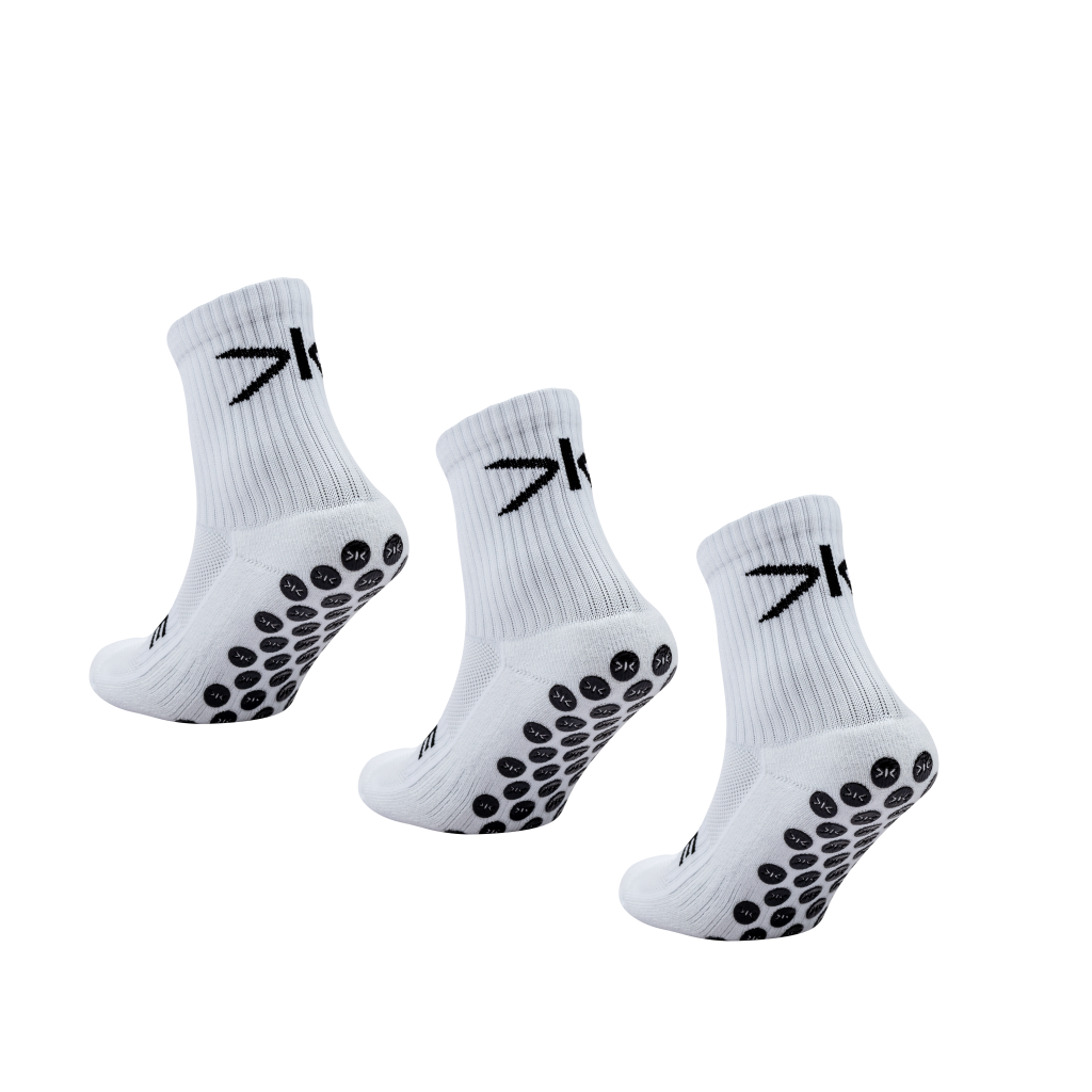 Kupe Active Grip Sock Combo - Ankle White