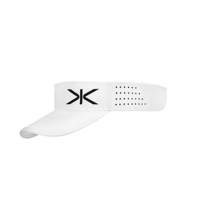 Anti-Sweat Sports Visor - White/Black